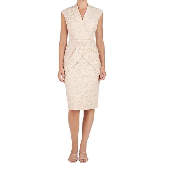 JS Collections dress Emery faux wrap cocktail size 8 - Picture 1 of 9